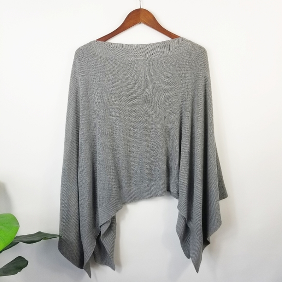 LULULEMON Forward Flow Cape Poncho Heathered Gray - Picture 8 of 9